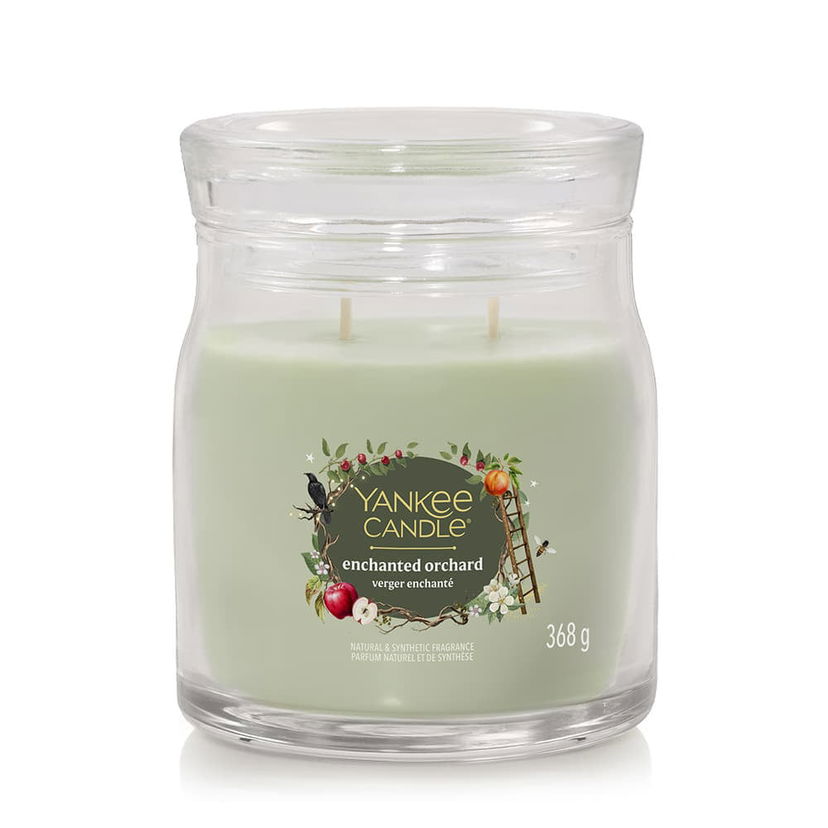 Svijeće Yankee Candle Signature Medium Jar 2 Wicks Enchanted Orchard Zelena | 43497
