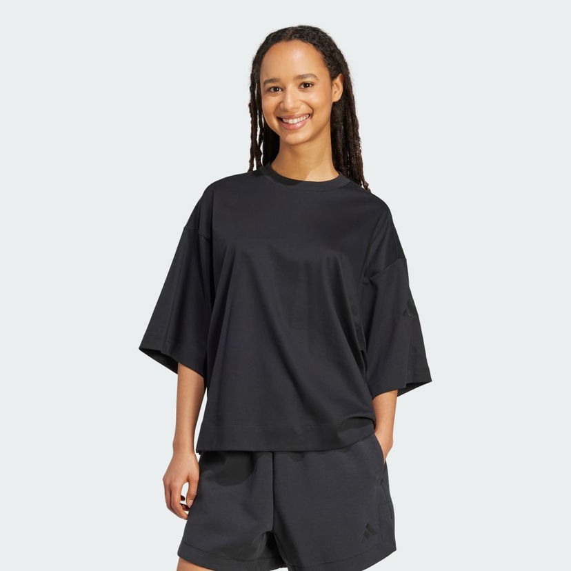 Majica kratkih rukava adidas Performance ALL SZN Soft Lux Relaxed Fit T-Shirt Crna | JM3800