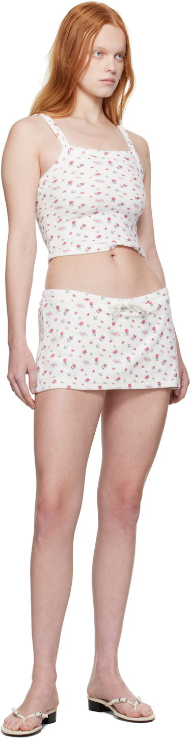 Suknja GUIZIO Guizio Dani Terry Mini Skort Bijela | P25309K098, 3