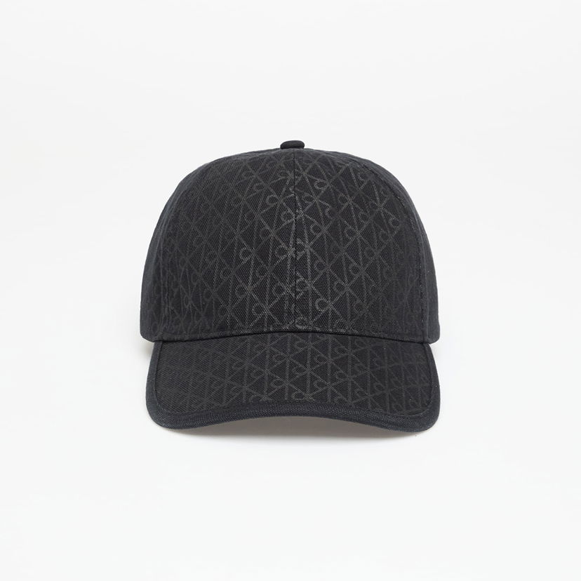 Kapa CALVIN KLEIN Calvin Klein Emblem Print Leather Cap Crna | LV04D5029G YFR