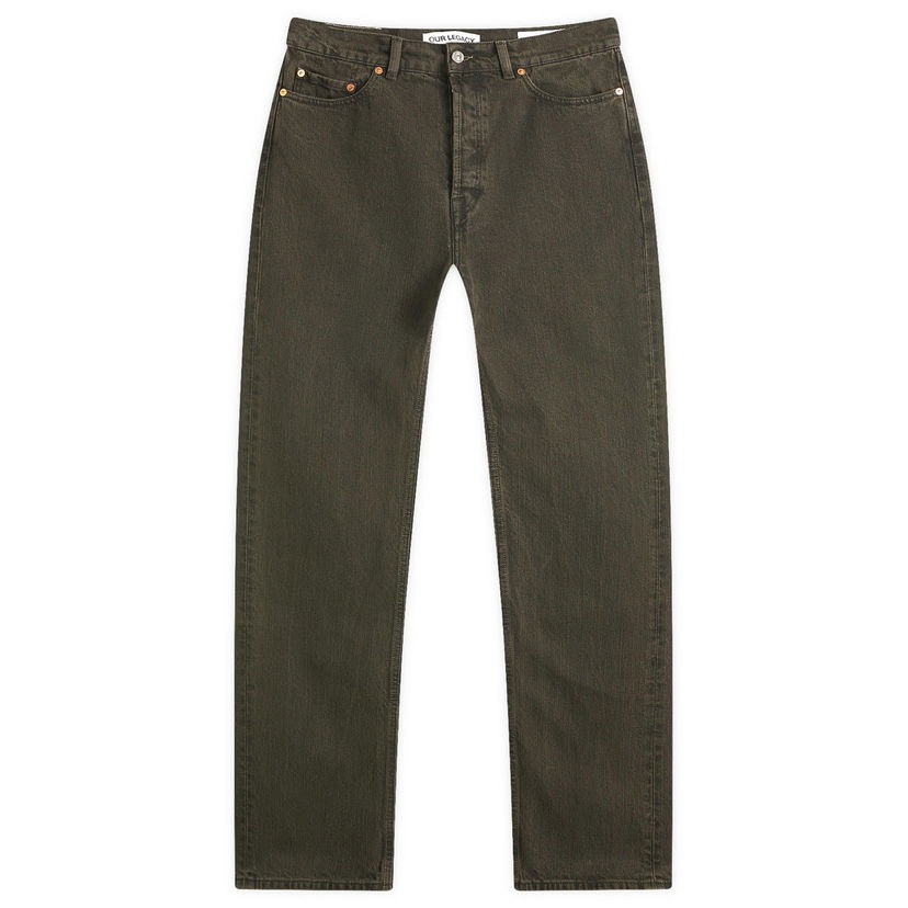 Jeans OUR LEGACY Our Legacy First Cut Jeans, Size 34 Zelena | M2255FO