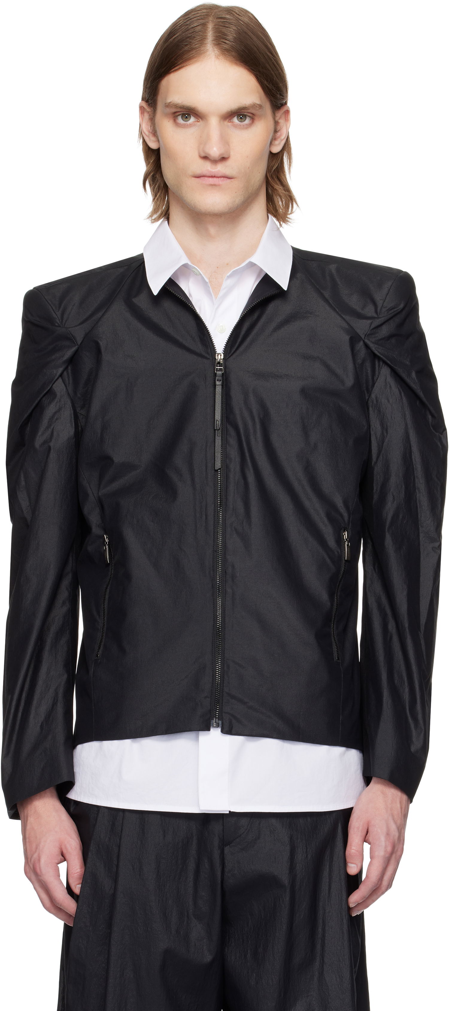 Bomber jakna ADER ERROR ADER error Product. 13 Zip-Up Jacket Crna | BO01SSJK0106BK, 0