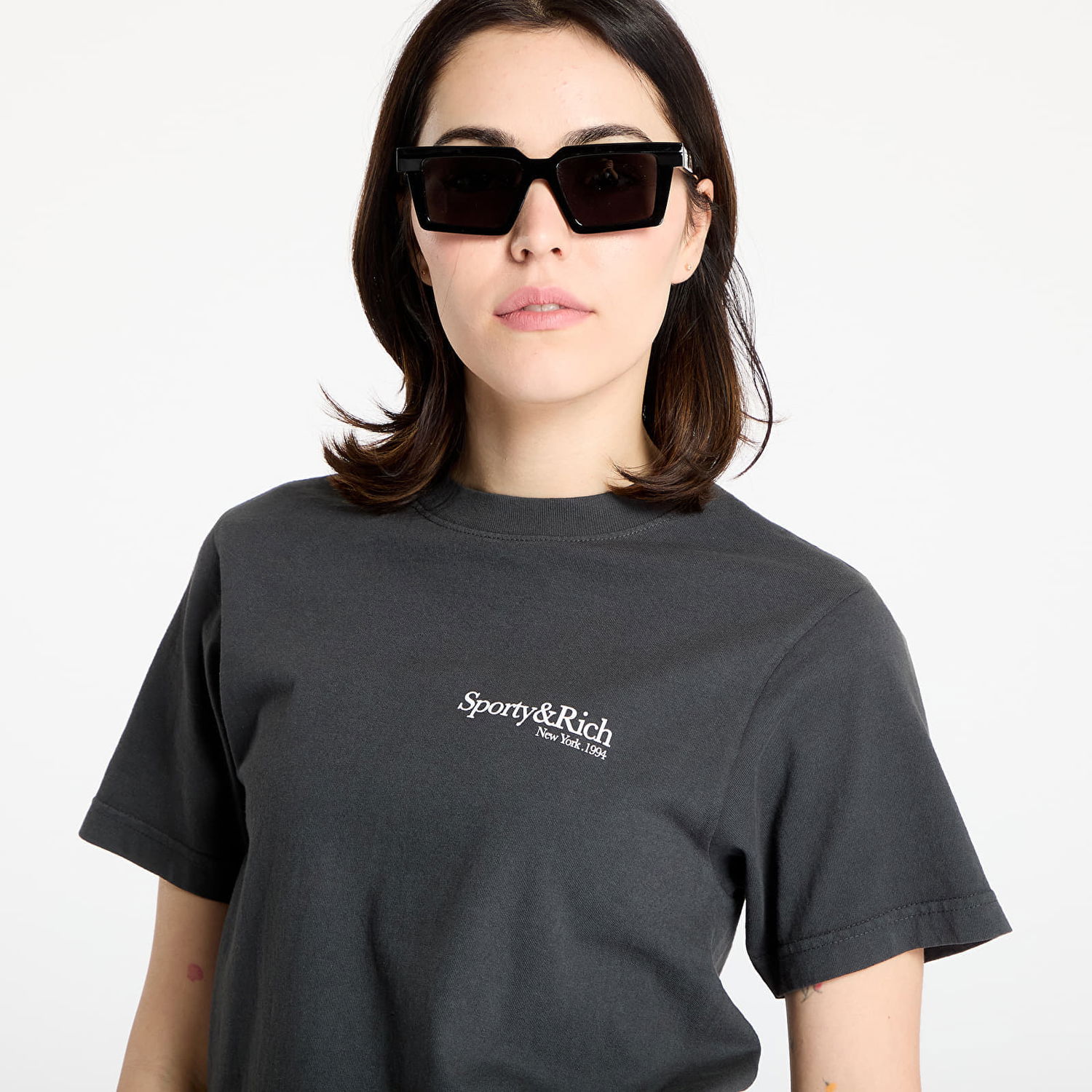 Majica kratkih rukava Sporty & Rich Sporty & Rich HWCNY T-Shirt Crna | TO043622016BA02, 1