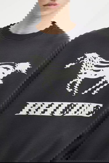 Dukserice Rhude Dinero sweatshirt with horse print Crna | RHFW25ST04012, 3