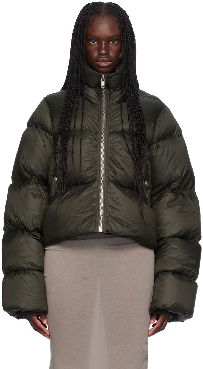 Pernata jakna Rick Owens Porterville Turtle Down Puffer Jacket Zelena | RP02D3772 NPD3