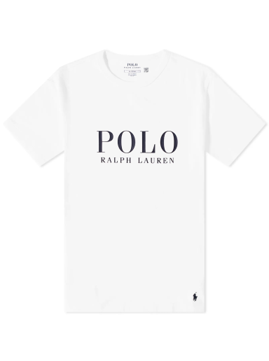 Majica kratkih rukava Polo by Ralph Lauren Logo Lounge Tee Bijela | 714899613005