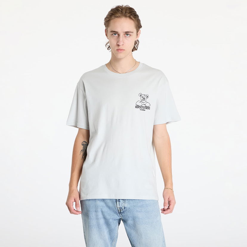 Majica kratkih rukava Horsefeathers Teddy T-Shirt Cement M Siva | SM1365B