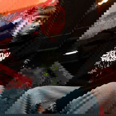 Dukserice Footshop Black Spiritual Gangster Print Hoodie Crna | FTSHP_390, 11