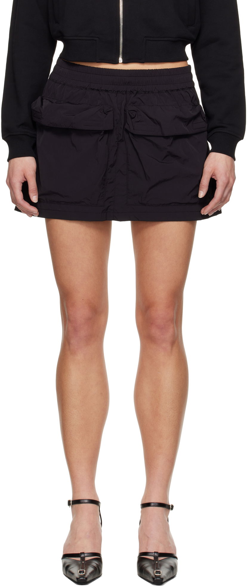 Suknja Diesel Diesel O-Cean Miniskirt Crna | A16818 0AKAD