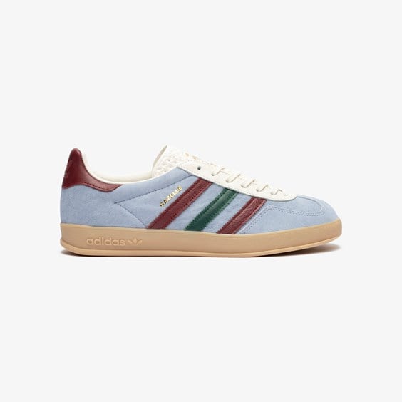 Tenisice i cipele adidas Originals Gazelle Indoor Blue Dawn Collegiate Burgundy Siva | IG4994, 1