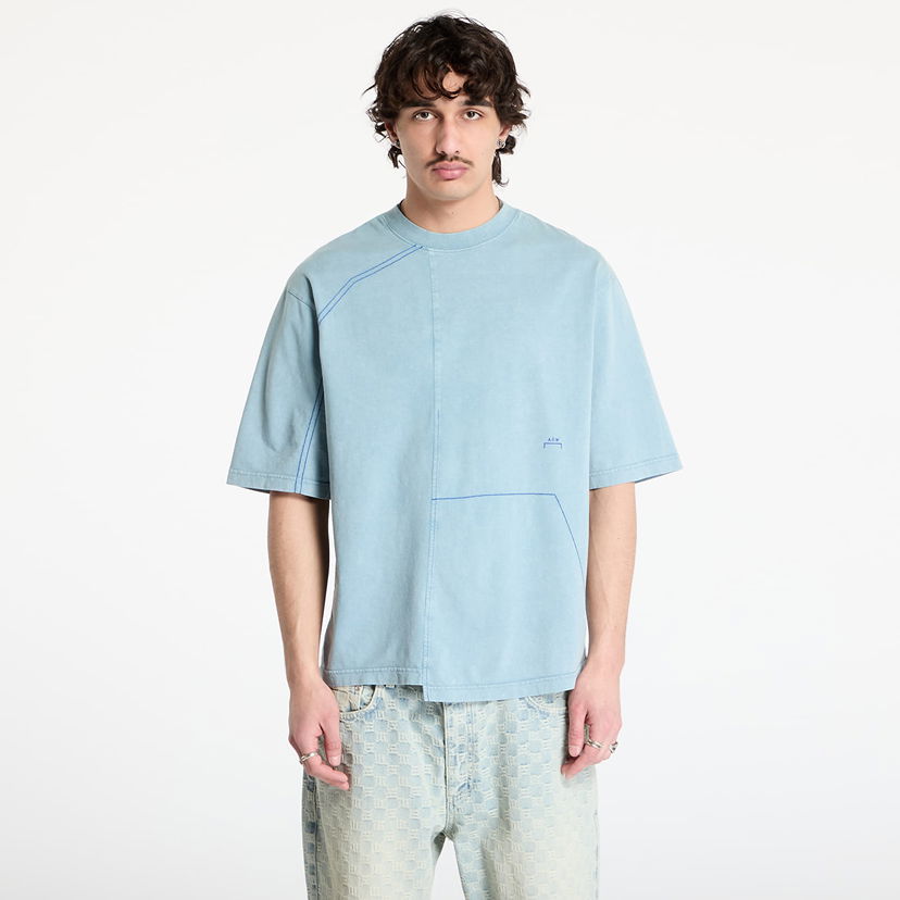 Majica kratkih rukava A-COLD-WALL* A-COLD-WALL* Oblique T-Shirt Plava | ACWMTS208 Grey-Green/ Olive Grey