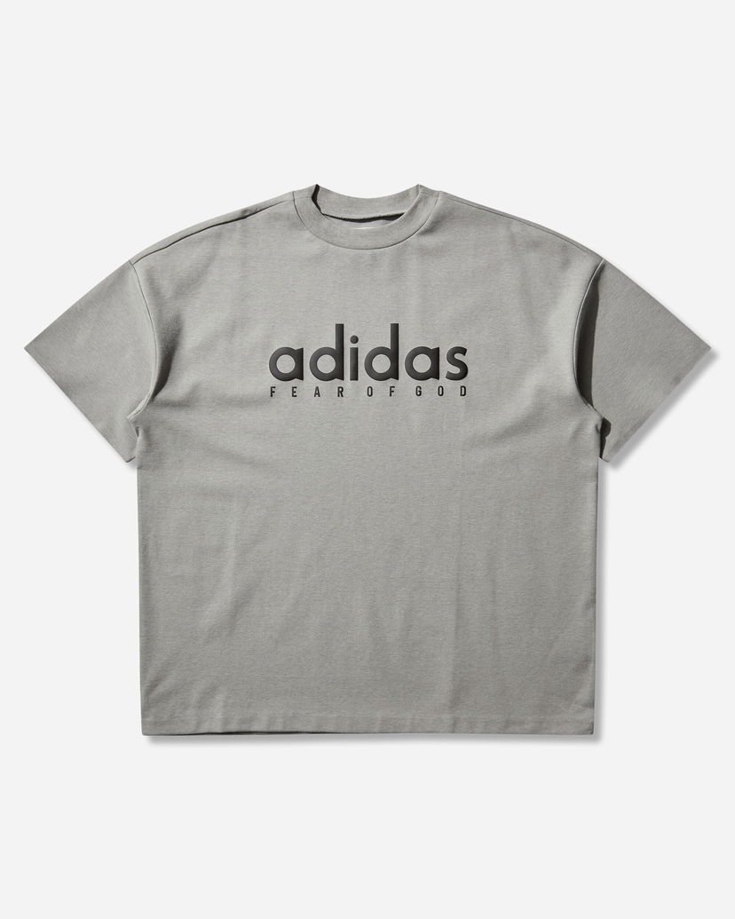 Majica kratkih rukava adidas Originals Fear of God Athletics Quickdry T-Shirt Siva | JZ4894