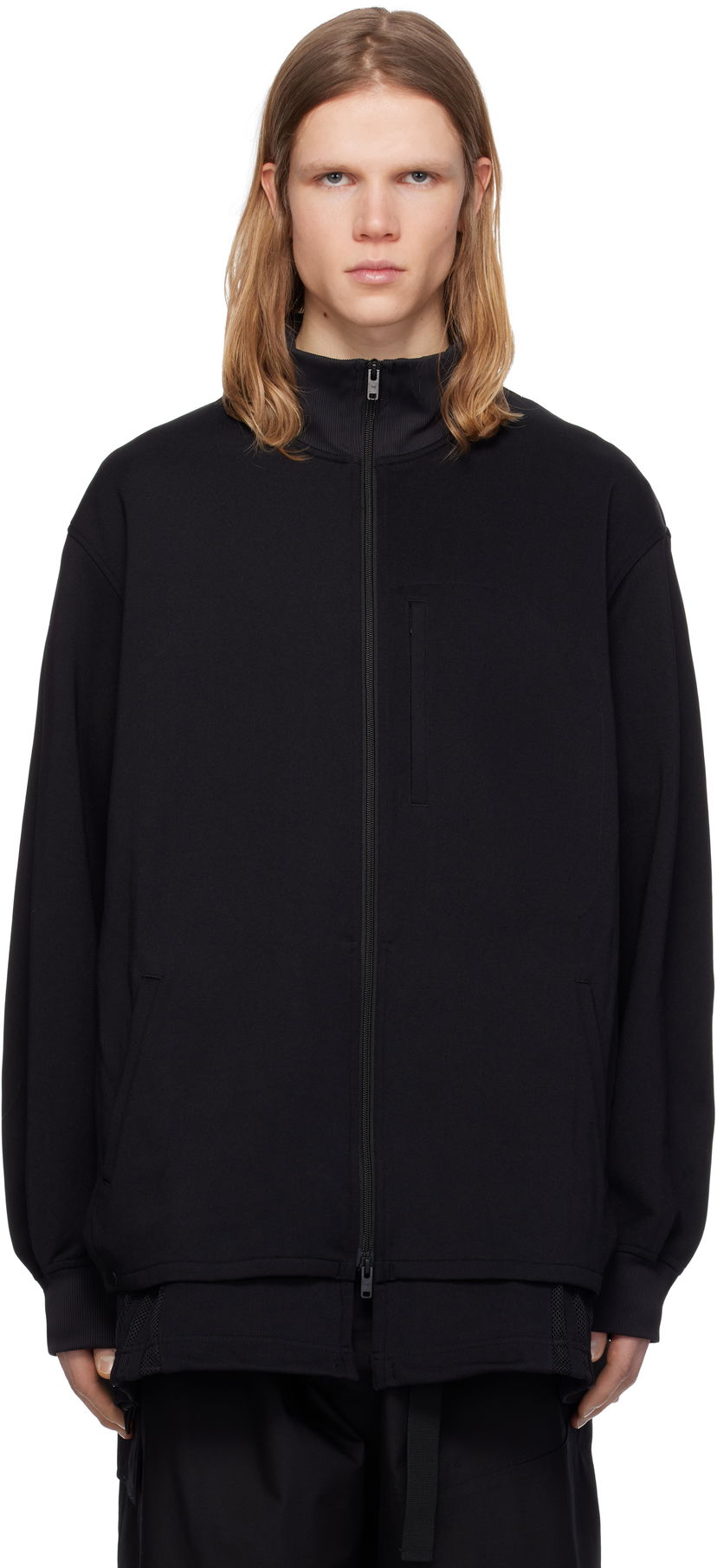 Dukserice Y-3 Y-3 Relaxed Track Jacket Crna | JN4989