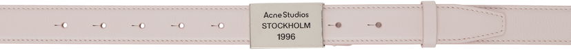 Pojasevi Acne Studios Acne Studios Logo Plaque Belt Ružičasta | C80213-