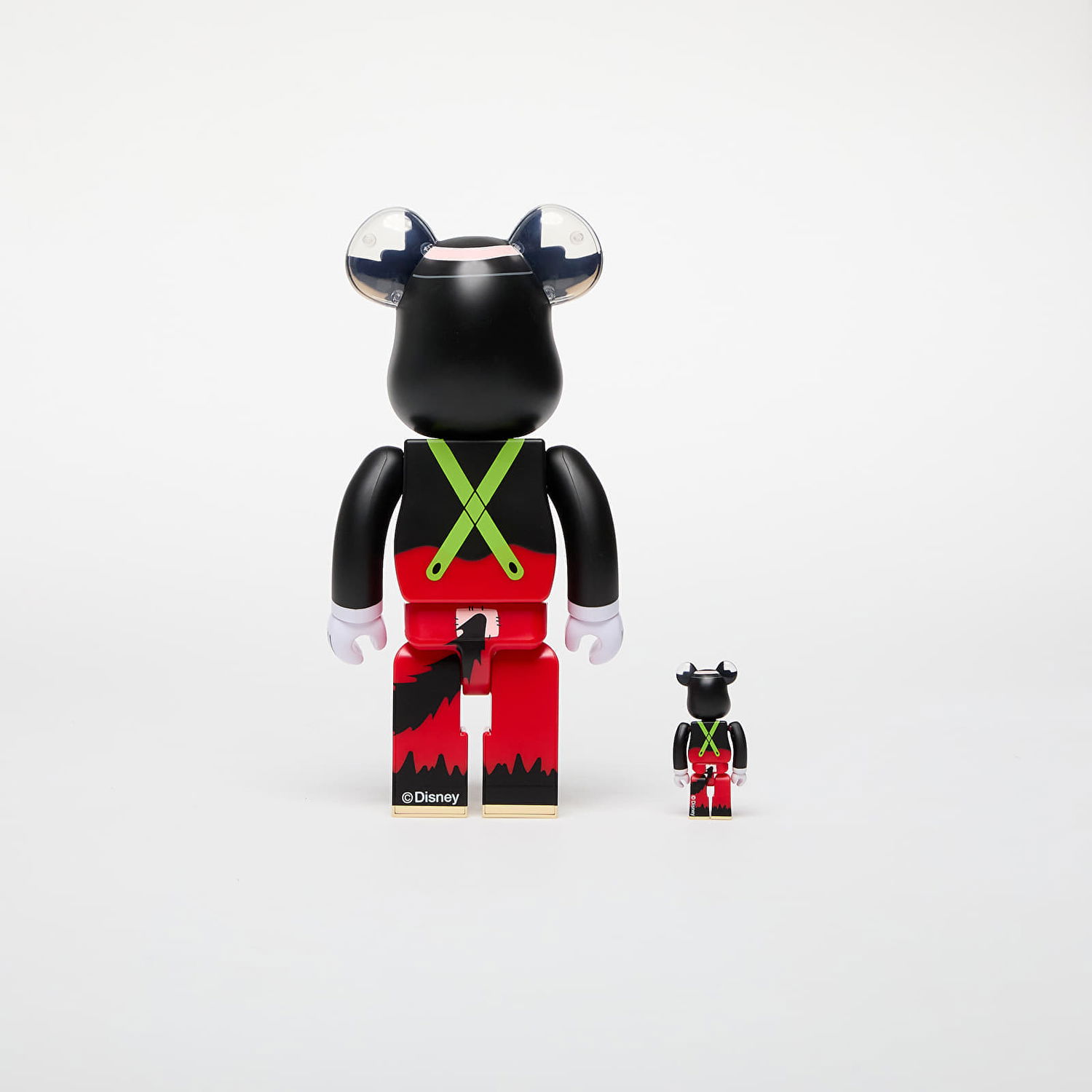 Flexstyle Medicom Toy BE@RBRICK The Big Bad Wolf 100% & 400% Set Universal Crna | 4530956614908, 1