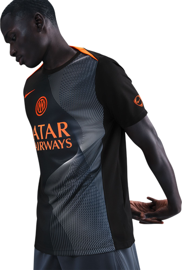 Majica kratkih rukava Nike Dri-FIT Inter Milan Pre-Match T-Shirt 2025/26 Crna | hm3441-010, 4