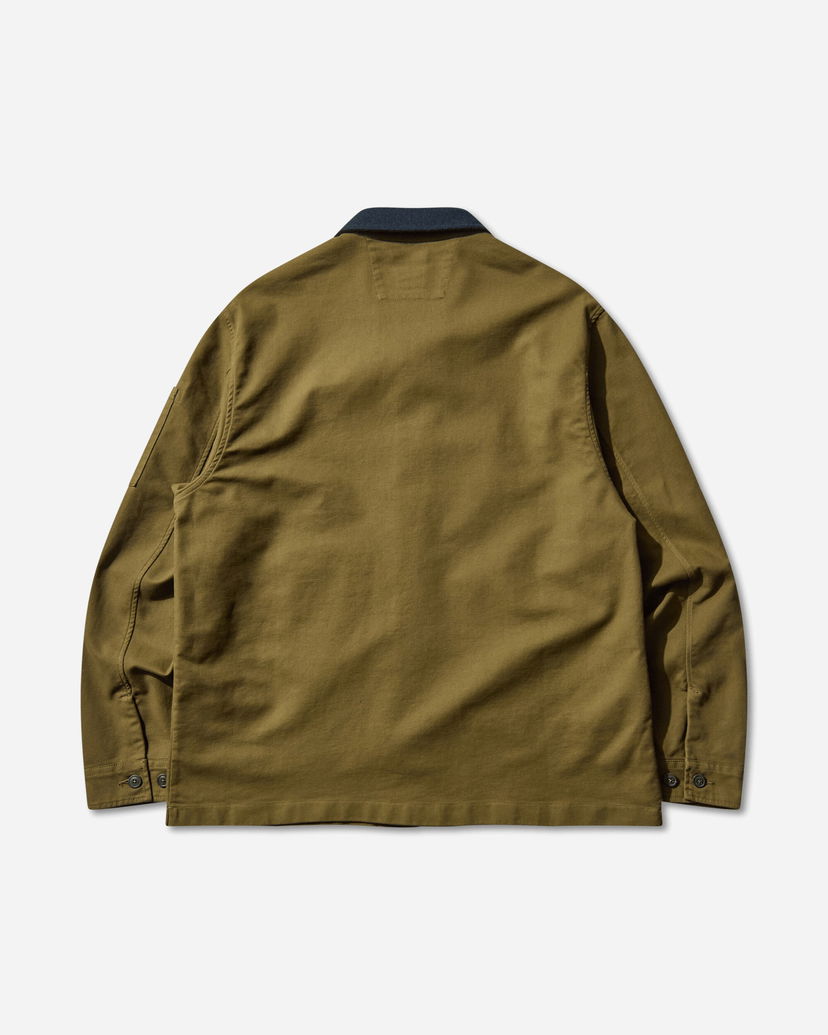 Košulja C.P. Company Double Satin Utility Overshirt Zelena | 19CMOS286A-110471G 652
