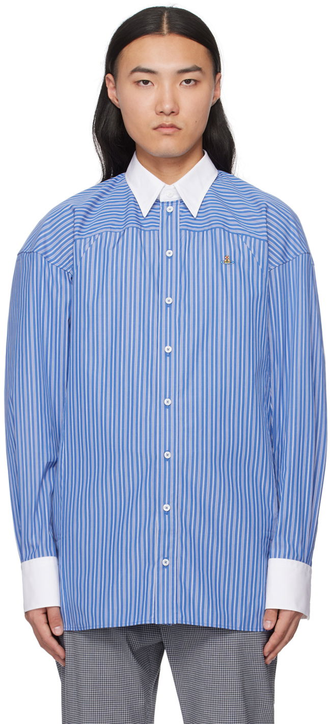 Košulja Vivienne Westwood Football Shirt Plava | 3501001I-W00QZ-