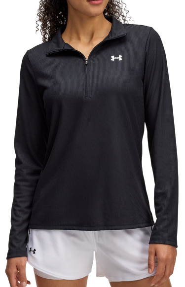 Dukserice Under Armour Tech Rib 1/2 Zip Sweatshirt Crna | 1389857-001, 0