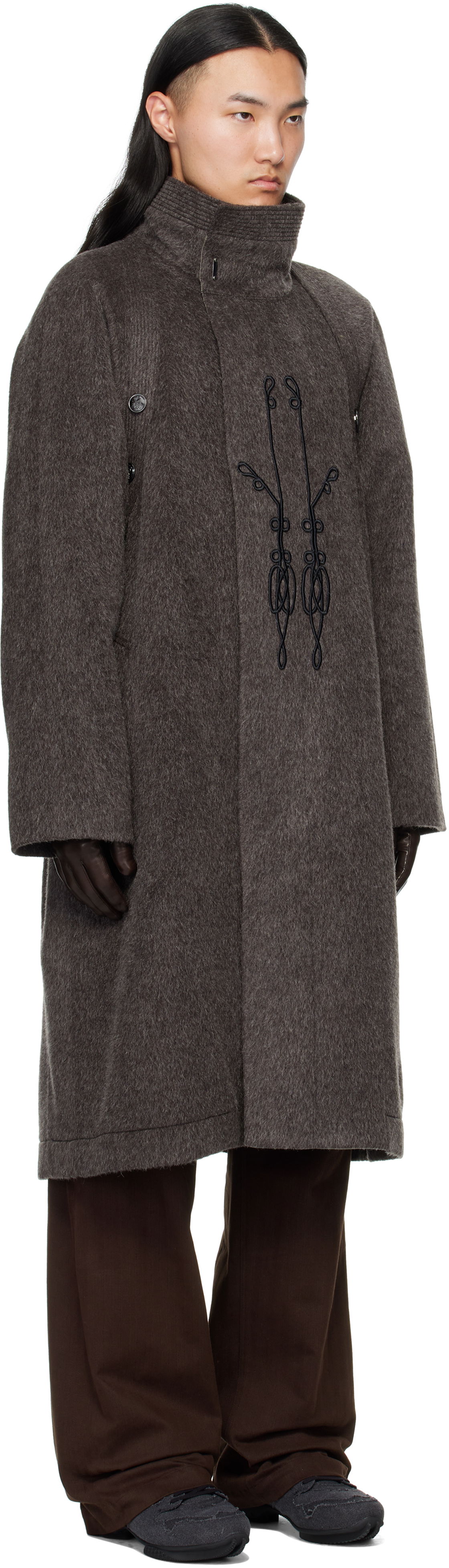 Kaputi KIKO KOSTADINOV Kormos Military Coat Siva | KKAW25C01-44, 1