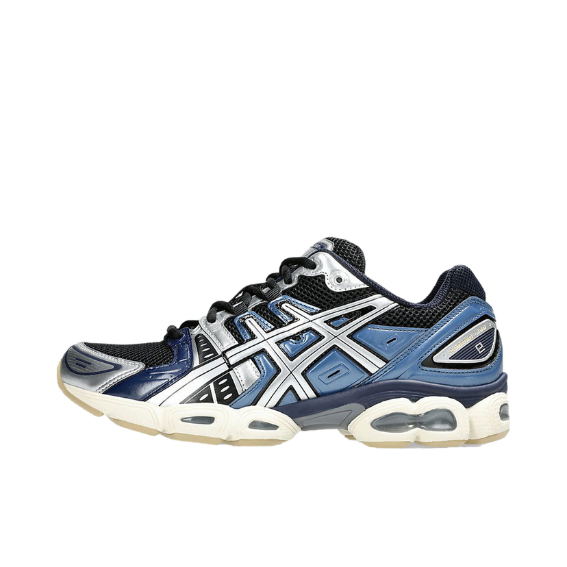 Trčanje Asics Gel-Nimbus 9 Black Pure Silver Blue Plava | 1201A424-006