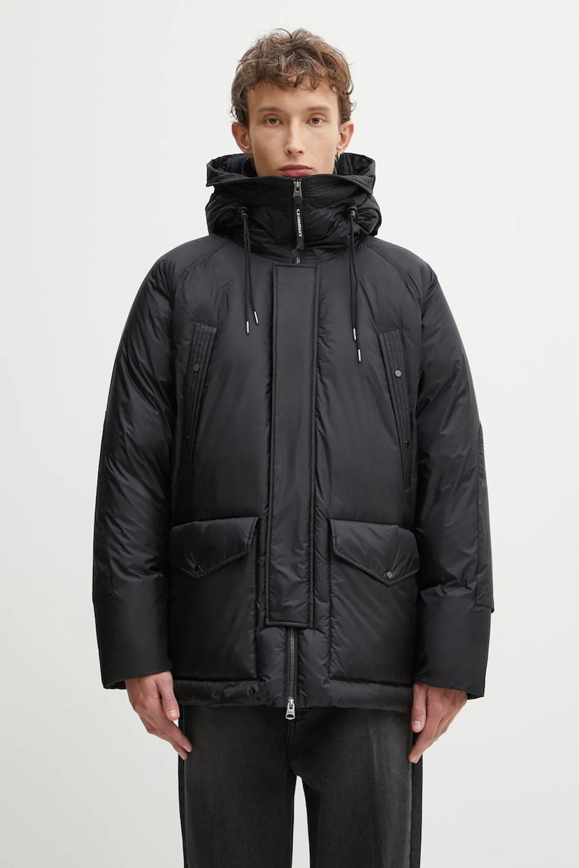 Pernata jakna C.P. Company Hooded Winter Puffer Jacket Crna | 19CMOW184A110467A