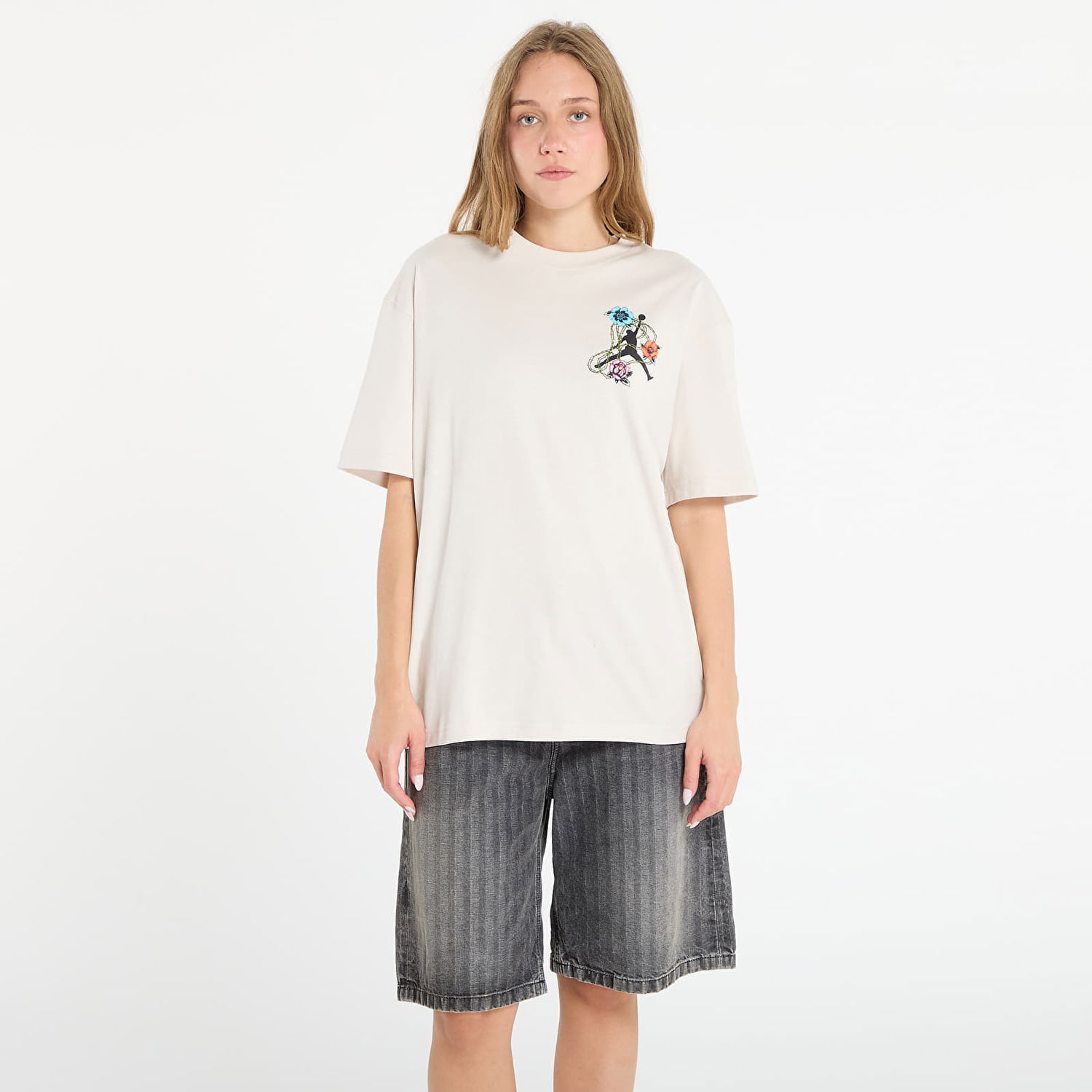 Majica kratkih rukava Jordan Jordan Flight Oversized Graphic T-Shirt Bež | IH2382-104, 0