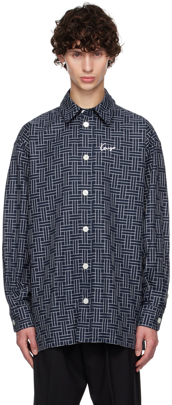 Košulja KENZO Navy Paris ' Weave' Siva | FE65CH5109JD