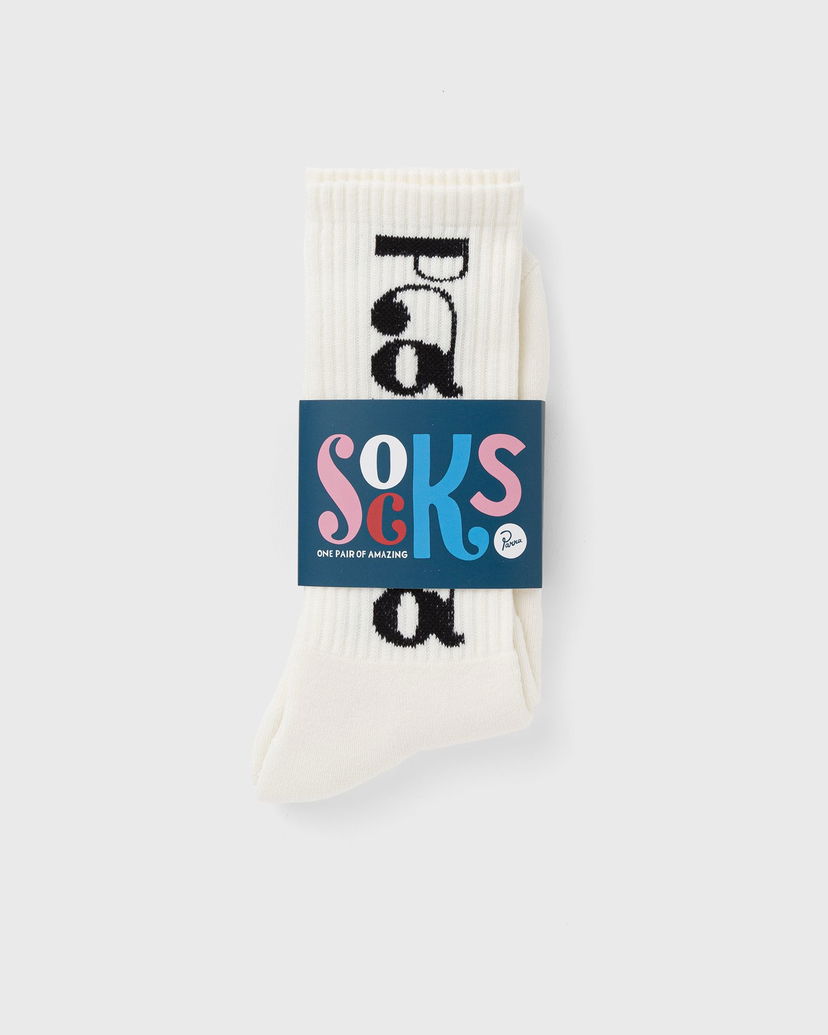 Čarape By Parra Logo Crew Socks Bijela | 54265