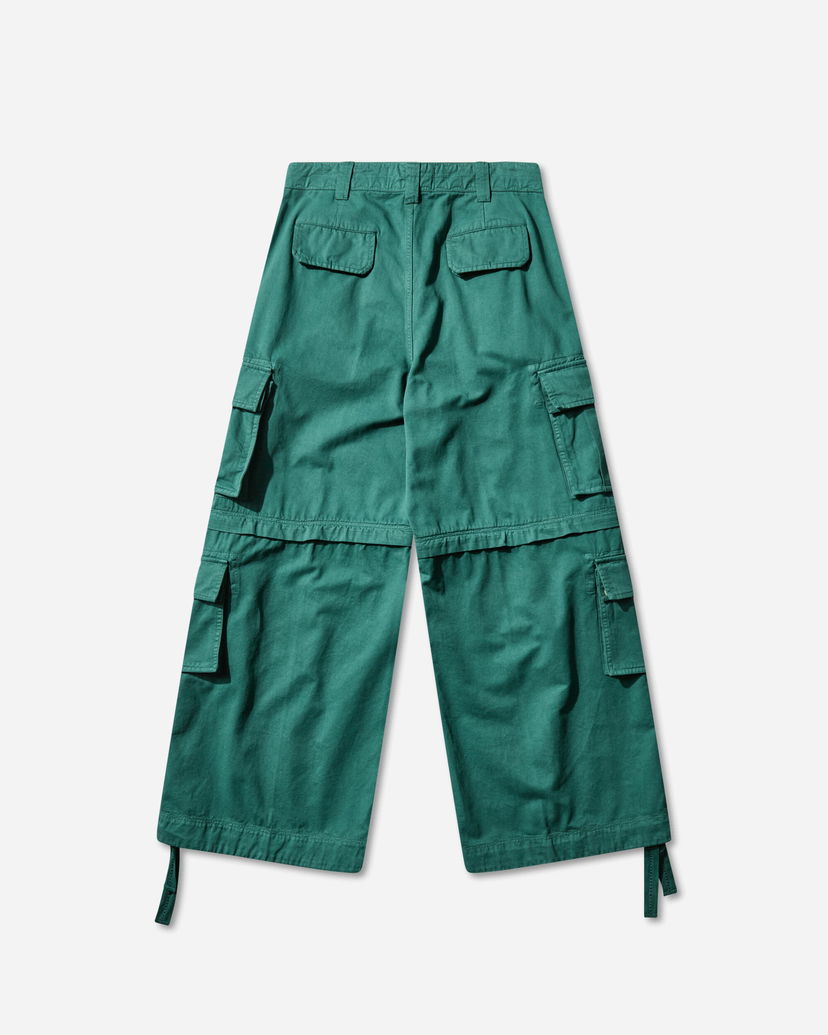 Cargo hlače ERL Zip-Off Cargo Pants Zelena | ERL11P006 2