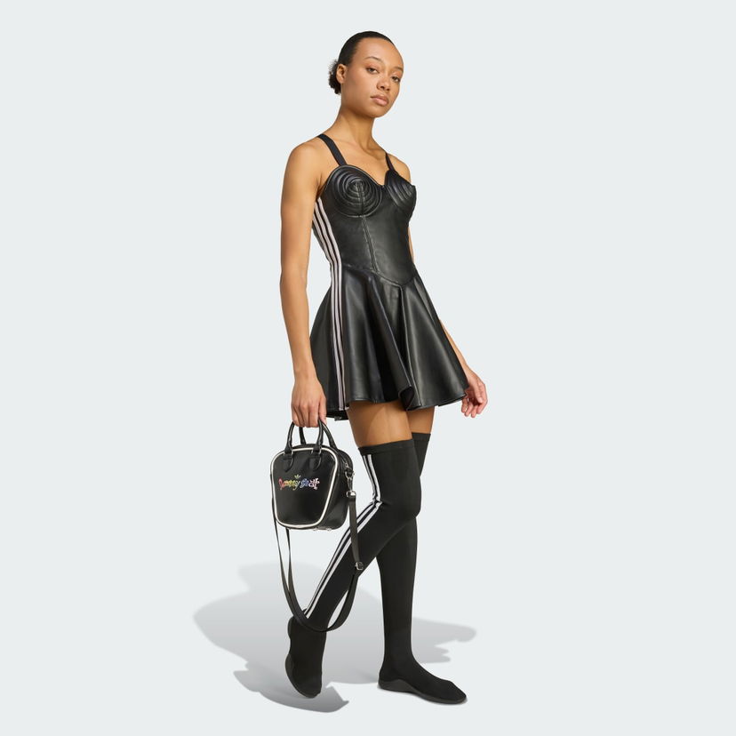 Haljina adidas Performance Jeremy Scott Pride Mini Bowling Bag Crna | JX3194