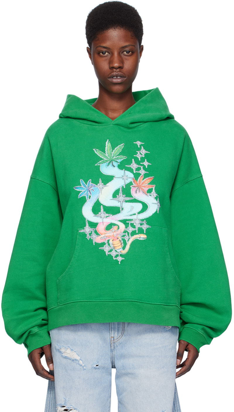 Dukserice ERL ERL Graphic Hoodie Zelena | ERL07T025