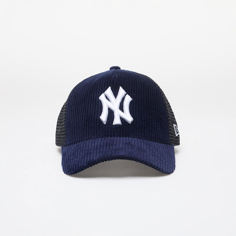Kapa New Era New York Yankees MLB Cord 9FORTY E-Frame Adjustable Trucker Cap Navy Universal Tamnoplava | 60565523