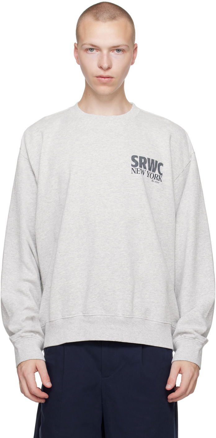 Dukserice Sporty & Rich 'SRWC 94' Sweatshirt Siva | CR852HG