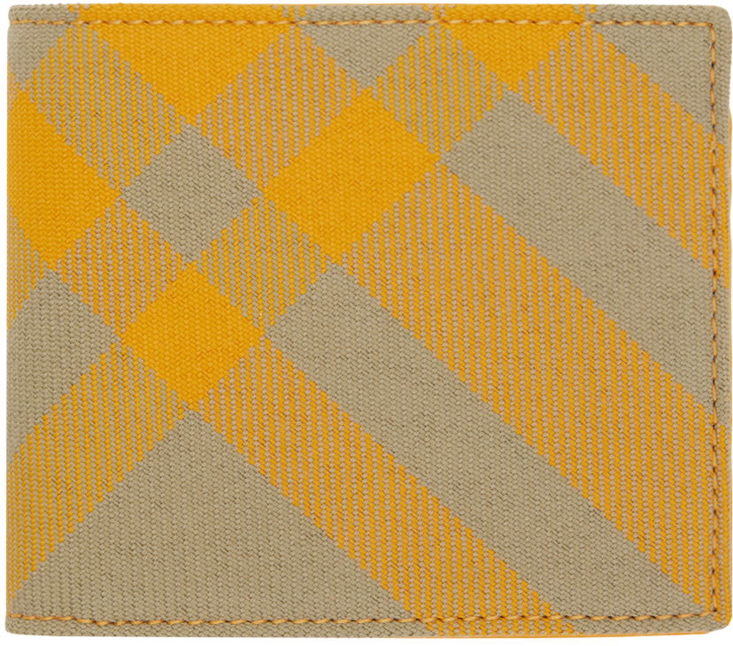 Novčanik Burberry Check Bifold Wallet Bež | 8078358