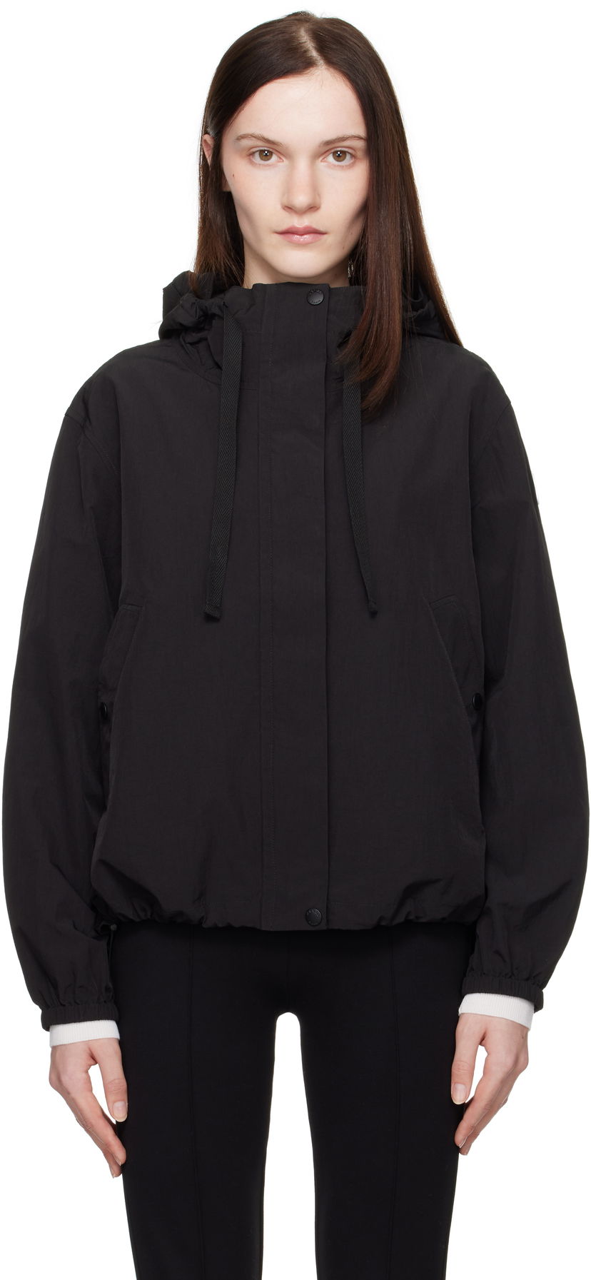 Vjetrovka KENZO 'Boke Flower 2.0' Short Hooded Jacket Crna | FF52OU1419NF