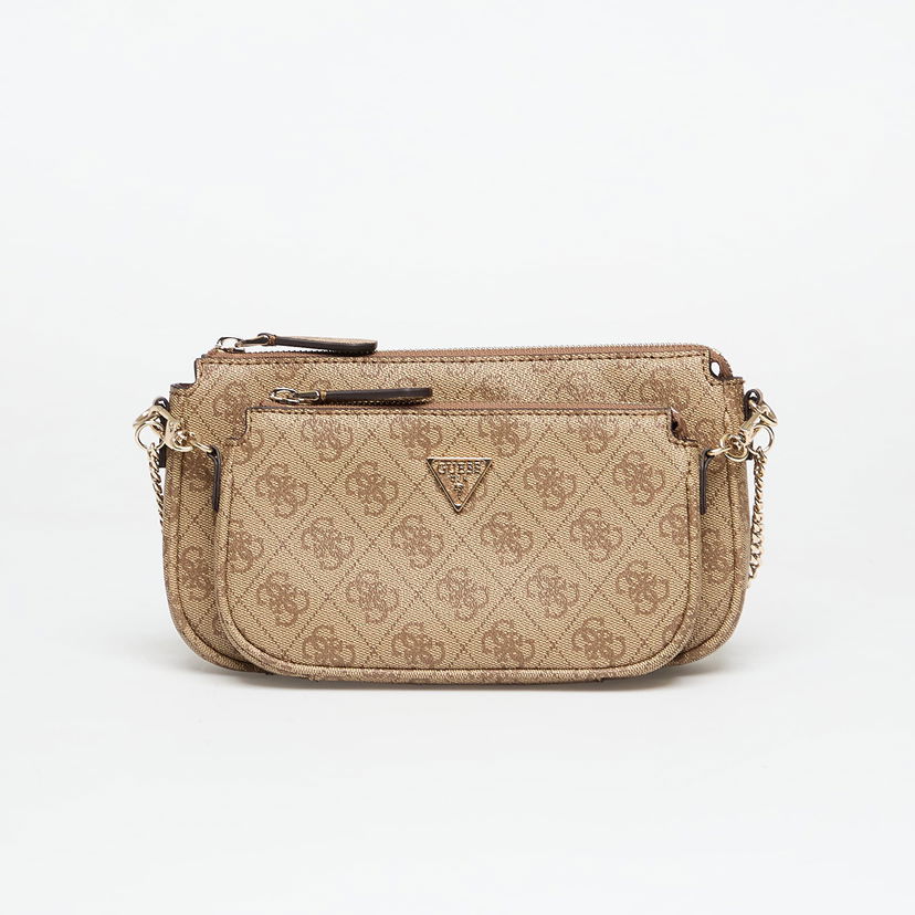 Ručna torbica GUESS GUESS Noelle II Double Pouch Crossbody Bag Bež | HWBG9672710-LGW