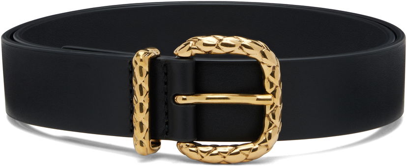 Pojasevi Bottega Veneta Bottega Veneta Coaxial Loop Belt Crna | 826665VALKO1019