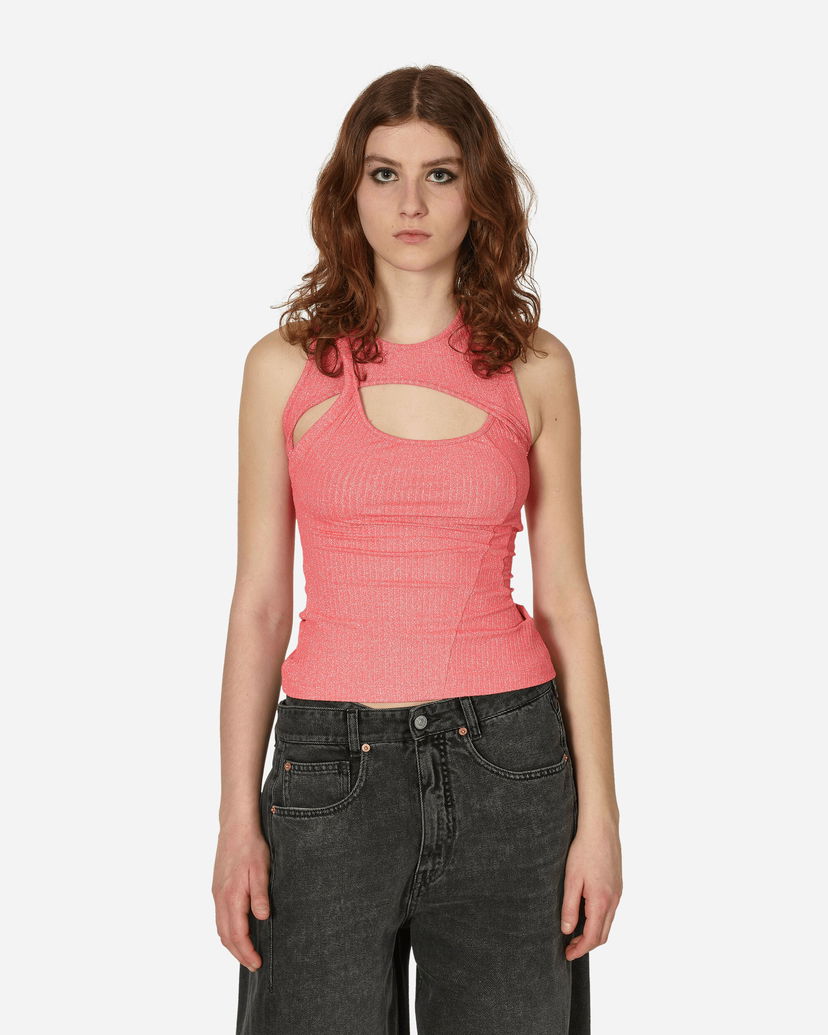 Majica bez rukava Ottolinger Layered Cut-Out Tank Top Ružičasta | 0408403 PINK