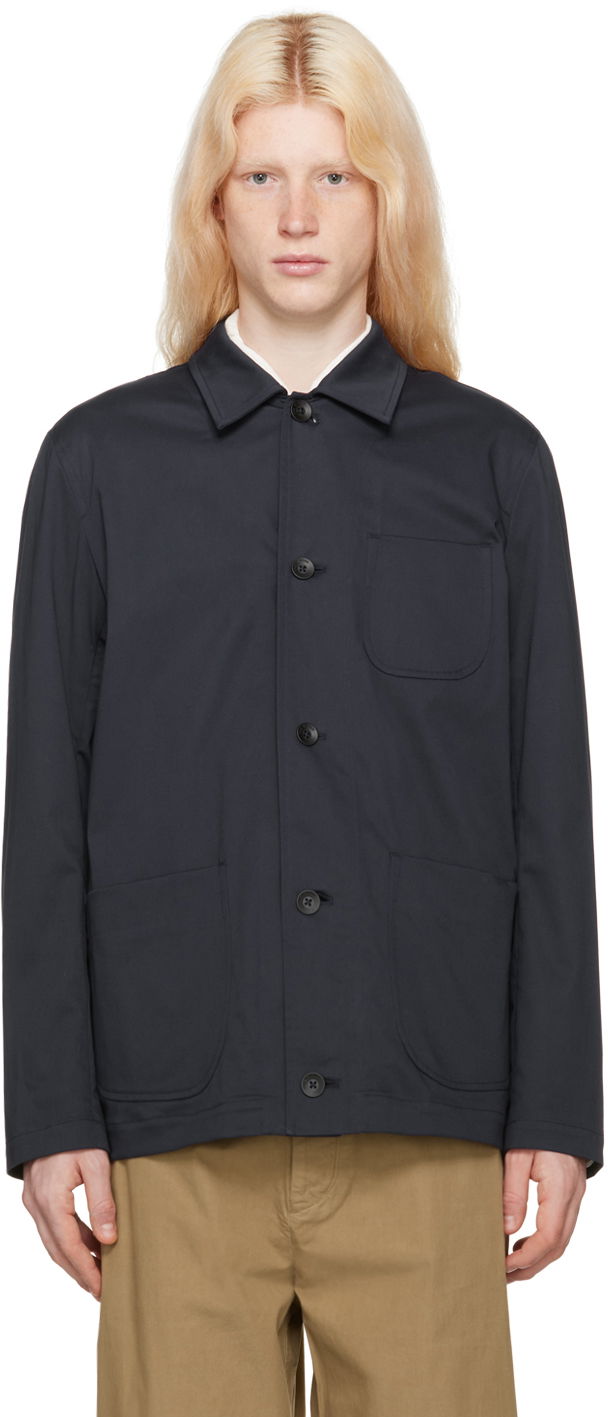 Jakna rag & bone Rag & Bone Evan Chore Jacket Tamnoplava | MBW23H4401TAML