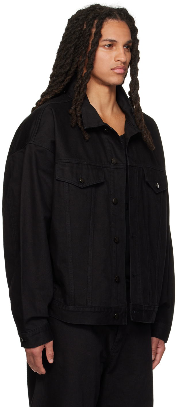 Jakna Fear of God Essentials The Collection Denim Jacket Crna | 202SP234270F, 1