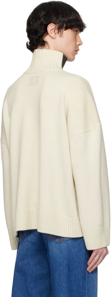 Džemper JW Anderson JW Anderson Dual Tone Turtleneck with Patch Pocket Siva | KW1308-YN0367, 2