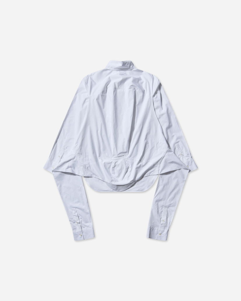 Košulja Jean Paul Gaultier Oversized Shirt Bijela | 2504UST033C070 01