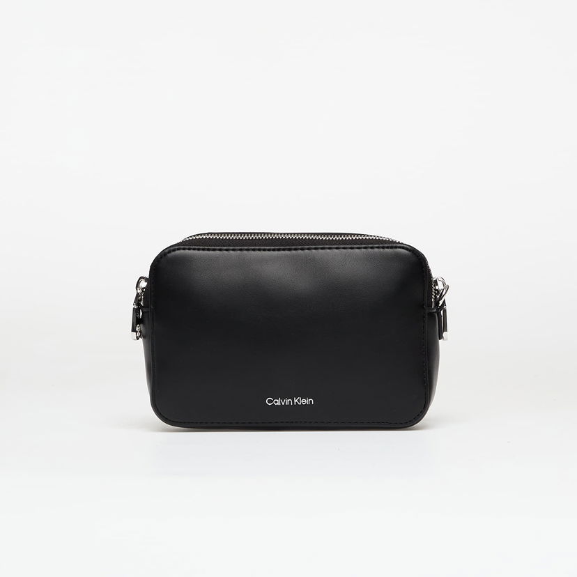 Torba za rame CALVIN KLEIN Calvin Klein Webbing Double Strap Crossover Bag Crna | LV04F3165G 2QP