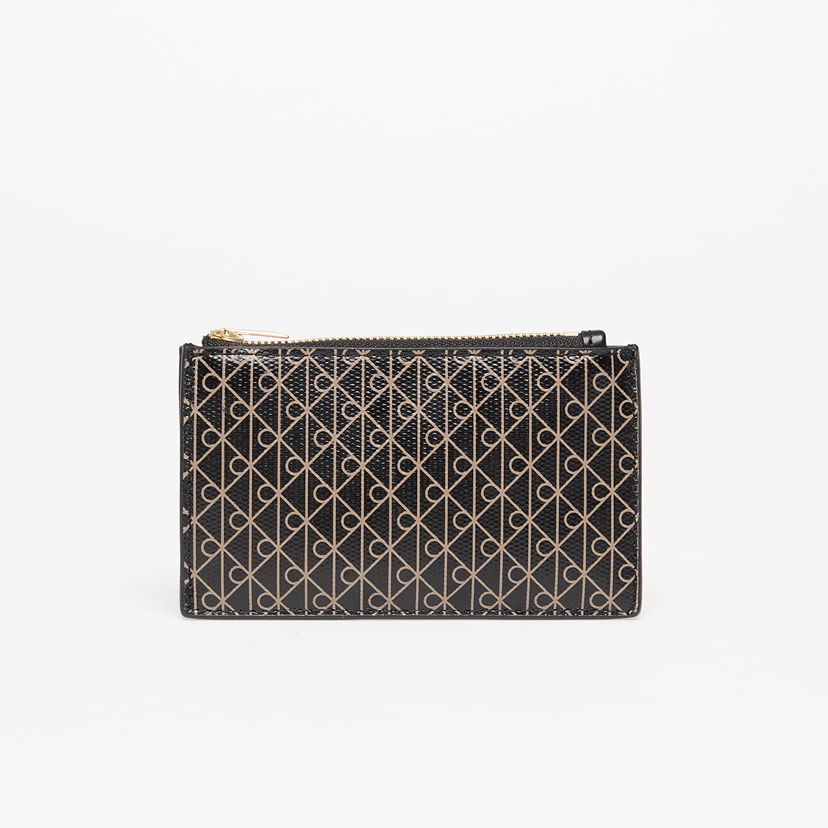 Novčanik CALVIN KLEIN Calvin Klein Emblem Aop Top Zip Cardholder Crna | LV04F1084G 2XA