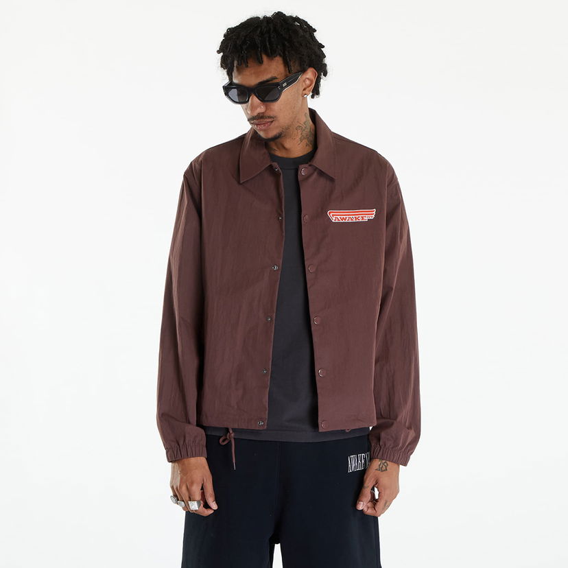 Jakna Awake NY 4 Wheeler Coaches Jacket Brown Smeđa | AWK-SP24-OT009-BRN