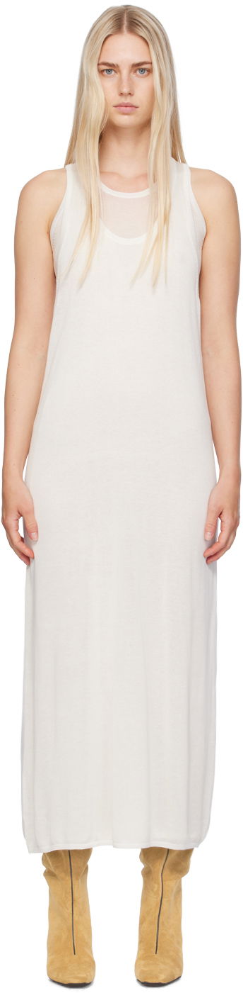 Haljina TOTEME TOTEME Layered Maxi Dress Bijela | 243-WRD0128-YA0079