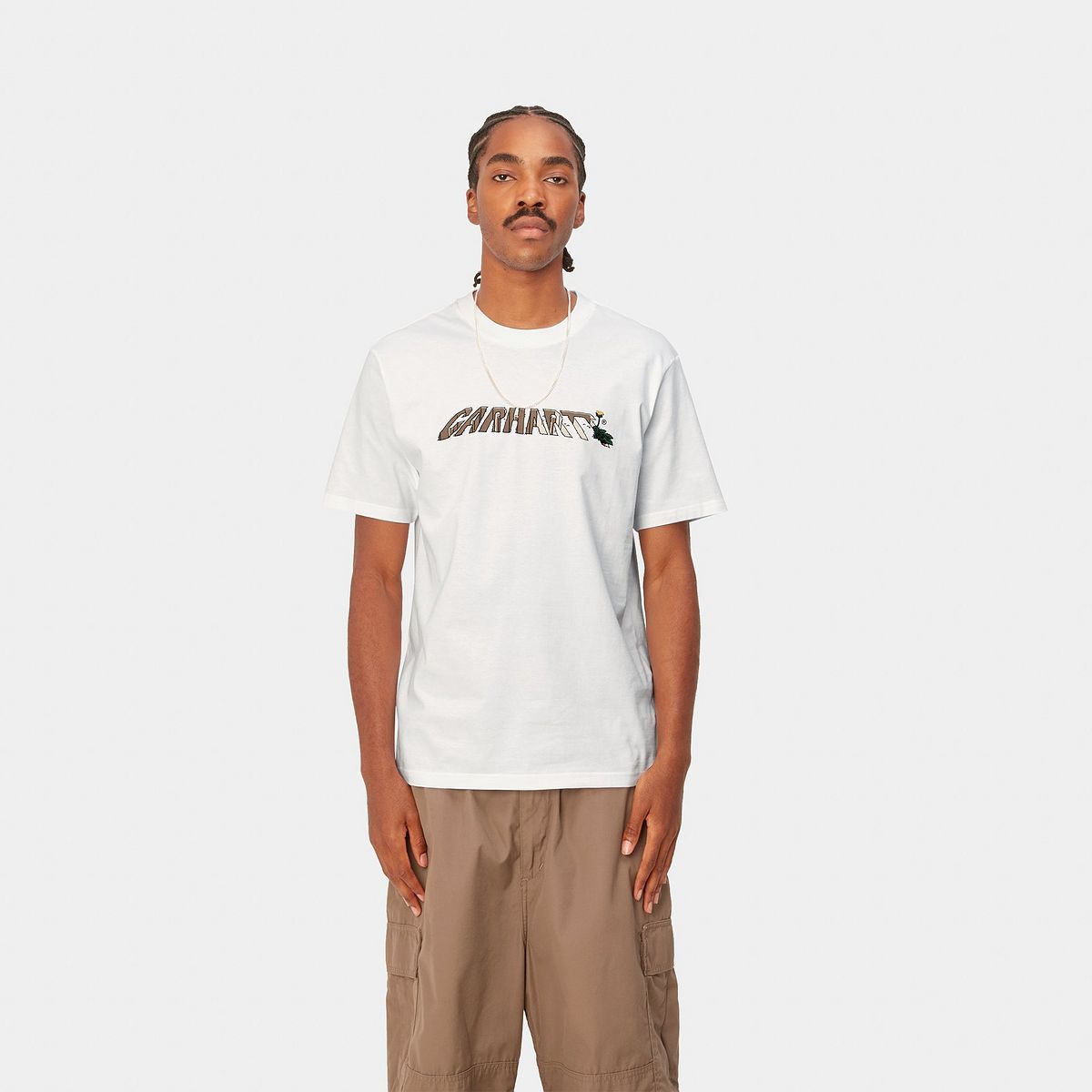 Majica kratkih rukava Carhartt WIP Dandelion Script T-Shirt Bijela | I032394_02_XX, 1
