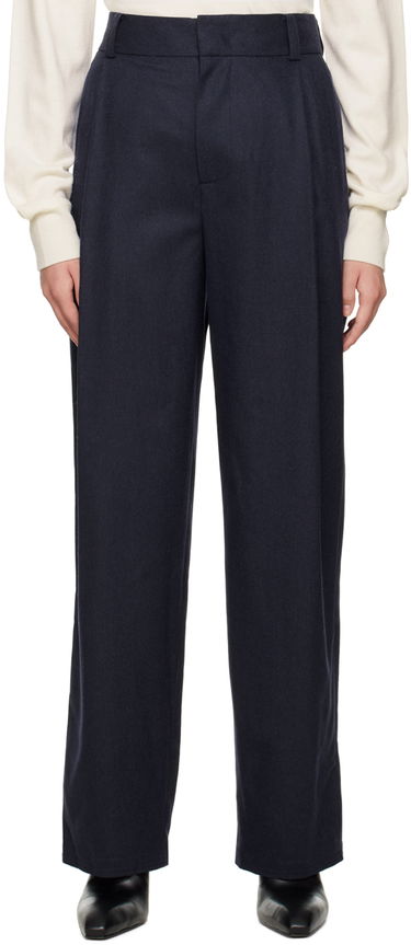 Hlače We11done Wide-Leg Trousers Tamnoplava | WD-PT3-22-246-W-NV, 0