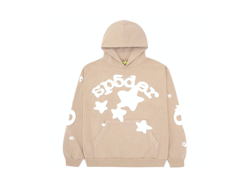 Dukserice Sp5der Beluga Hoodie Sand Bež | SP5 SNDBEL HD